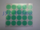 聚酯薄膜标签，pet绿色标签，绿圆点标签，经圆形标签