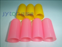 圆柱形高温胶套,绿色橡胶套,蓝色保护套 圆柱形高温胶套,绿色橡胶套,蓝色保护套