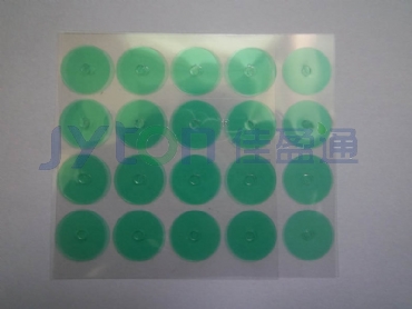 聚酯薄膜标签，pet绿色标签，绿圆点标签，经圆形标签